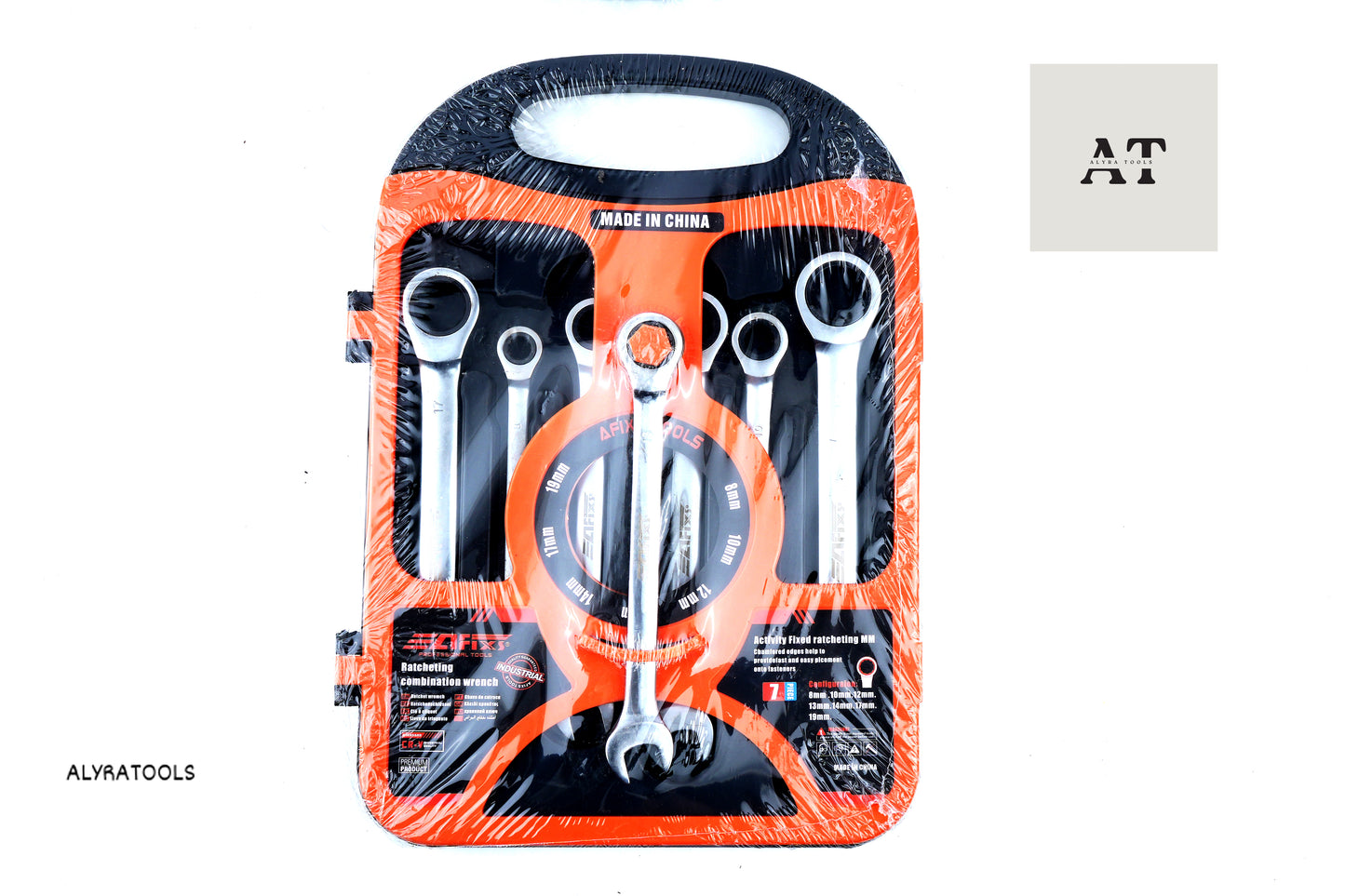 7-Piece Ratcheting Combination Wrench Set ā Durable & High Precision