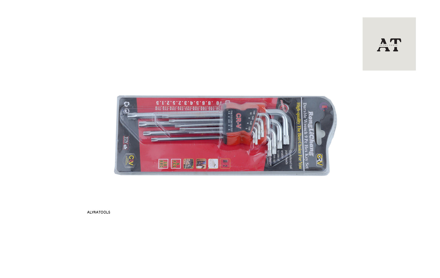 CR-V Torx L-Key Wrench Set – Precision and Durability Combined