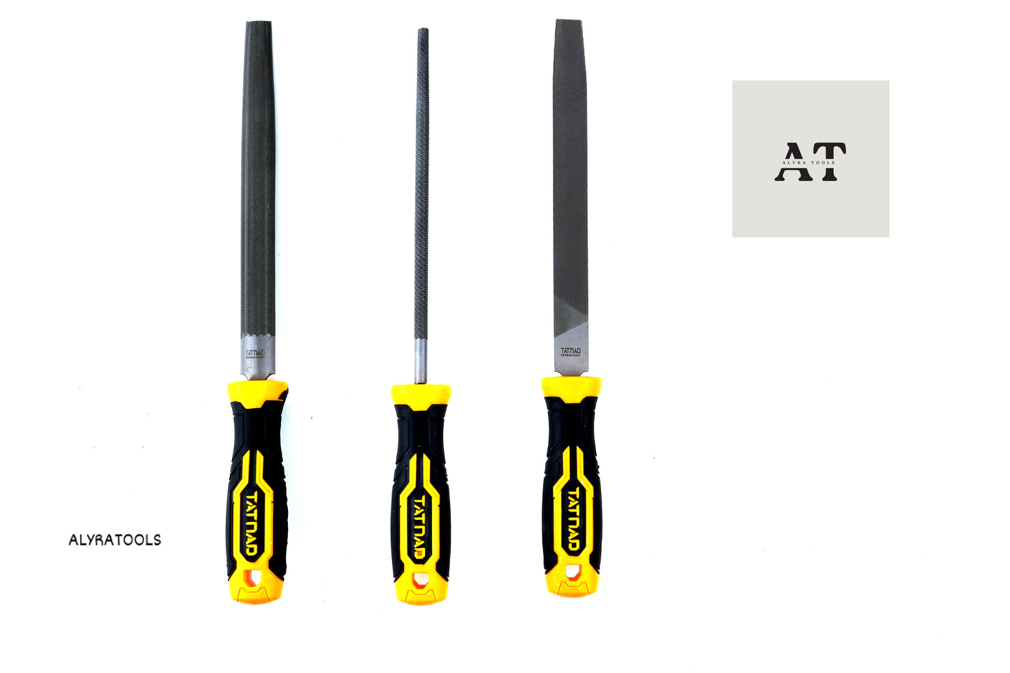 Premium 3-Piece Hand File Set – High-Precision CR-V Steel