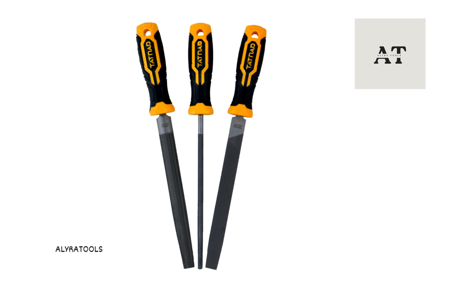 Premium 3-Piece Hand File Set – High-Precision CR-V Steel