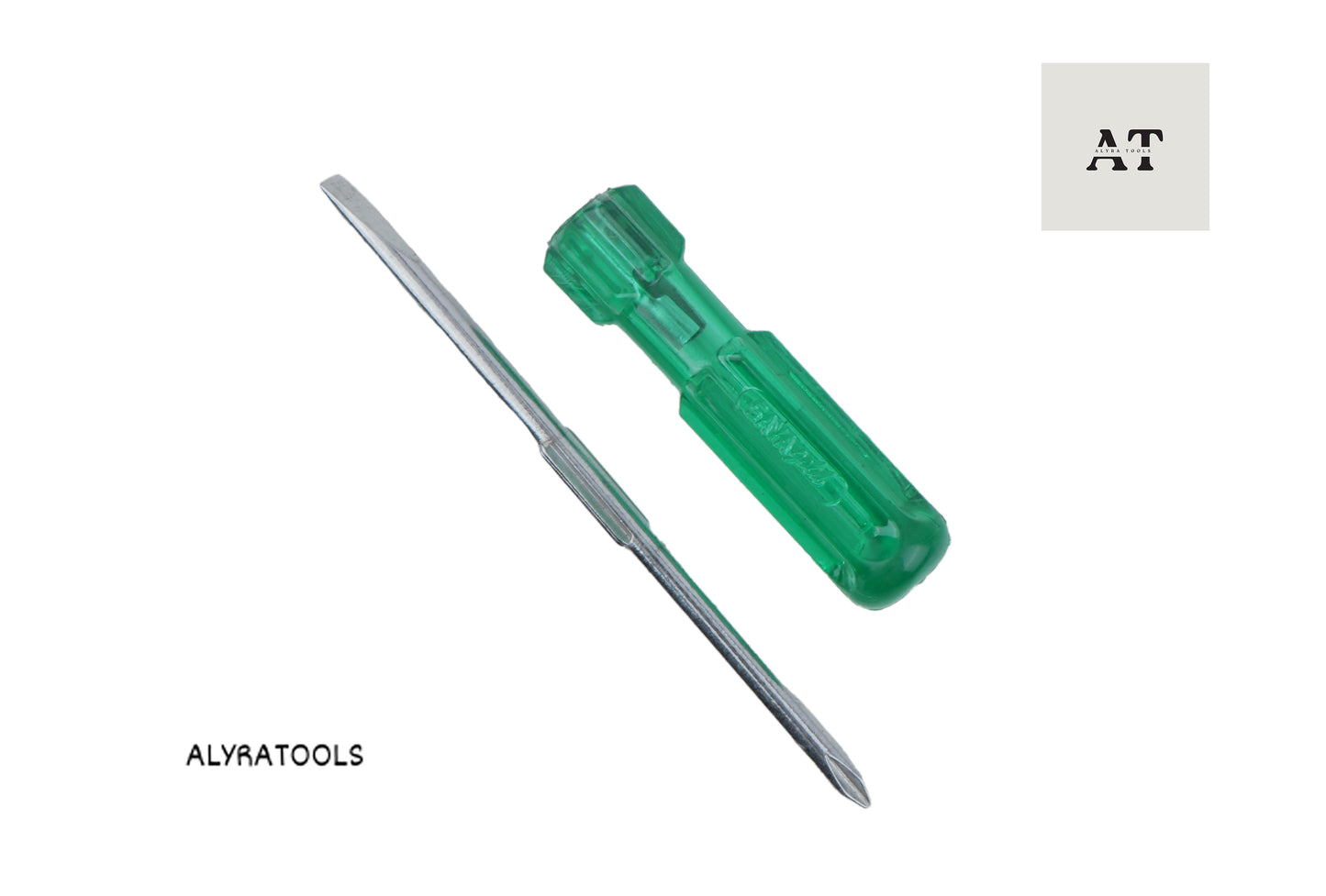 2-in-1 Double-Ended Screwdriver with Detachable Handle