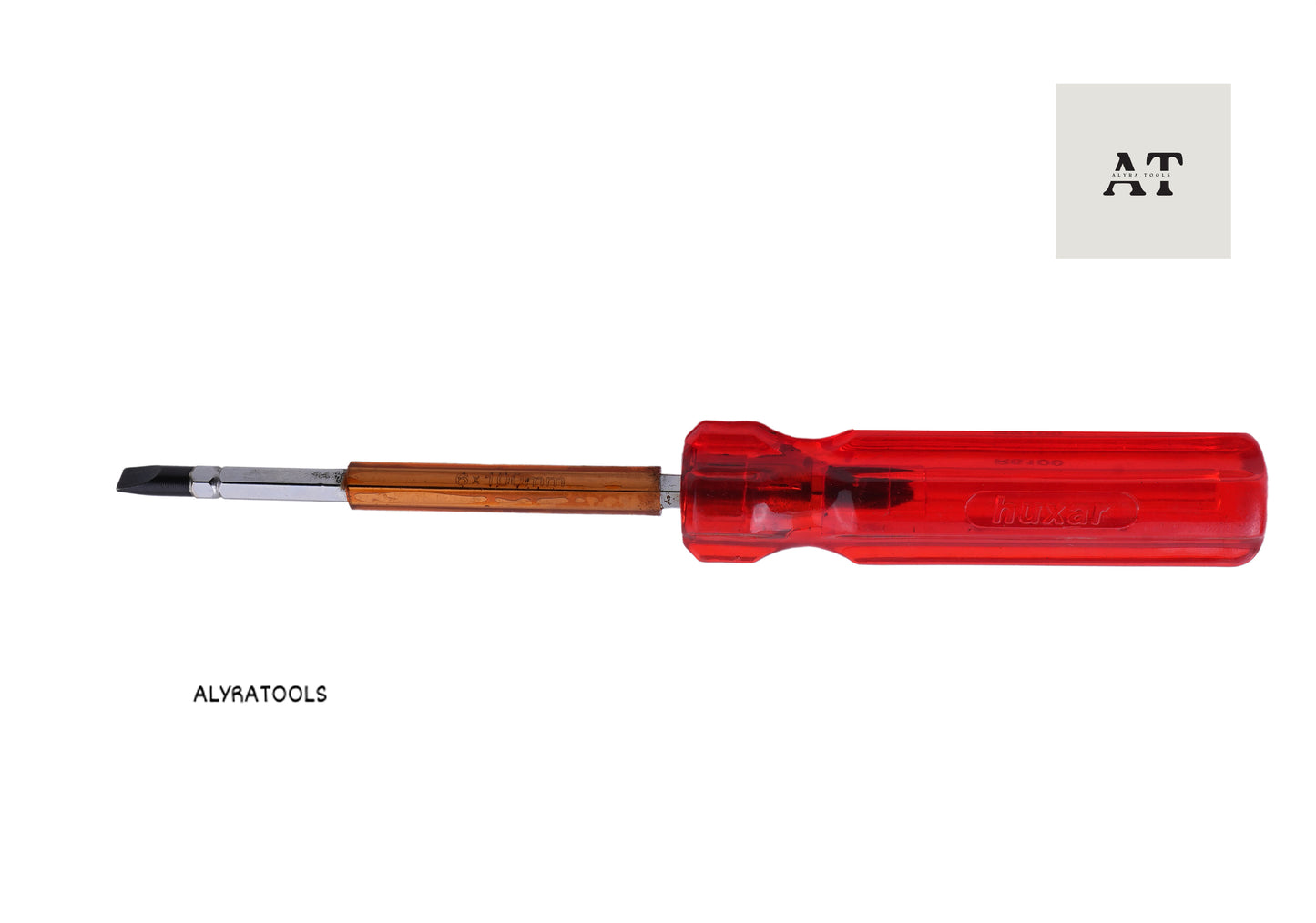 ALYRA TOOLS Heavy-Duty Flat Head Tester Screwdriver